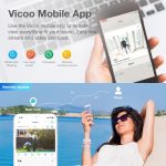 Cewaal – Mini caméra de Surveillance IP WiFi HD 17200P, dispositif de sécurité sans fil, babyphone vidéo, alarme, 100%