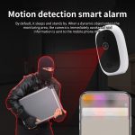 Cewaal – Mini caméra de Surveillance IP WiFi HD 17200P, dispositif de sécurité sans fil, babyphone vidéo, alarme, 100%