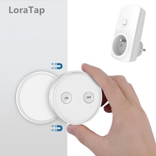 Remote Control Wireless Socket Kit French Plug 16A 200m Range Portable Magnetic Mini Switch No WiFi No Wires Plug and Use