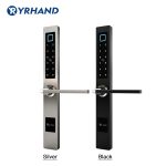 European waterproof biometric fingerprint door Locks electronic Smart door lock RFID Card code lock For Aluminum Glass Door